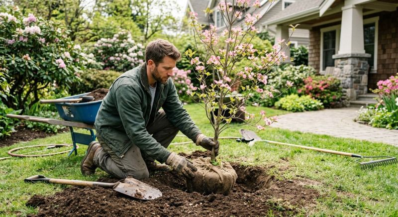 Dogwood Tree Planting in Ventura County, CA