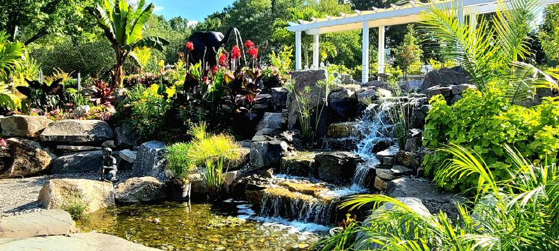 Garden Fountain Installation in Honolulu, HI